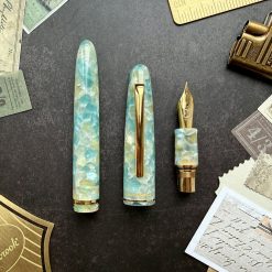 Esterbrook Estie Sea Glass Fountain Pen with Gold Trim — gallery