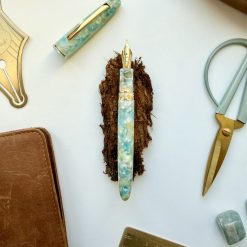 Esterbrook Estie Sea Glass Fountain Pen with Gold Trim — gallery