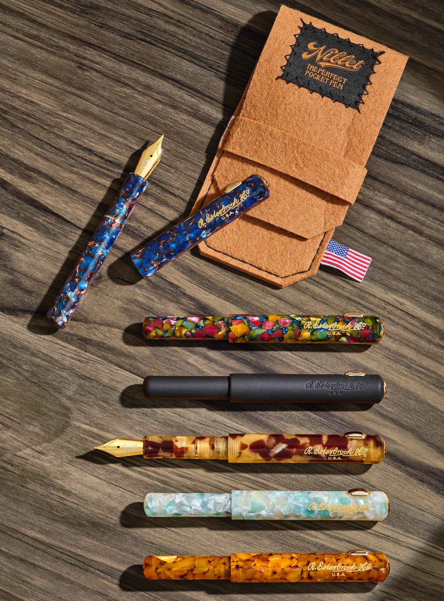 Esterbrook Niblet Honeycomb Pocket Fountain Pen — gallery