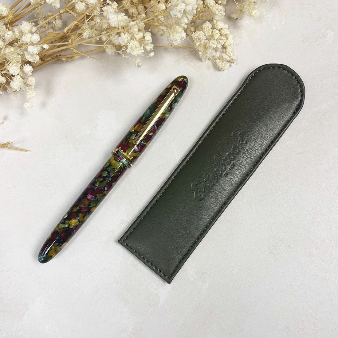 Esterbrook Pen Nook Sleeve – Moss Green