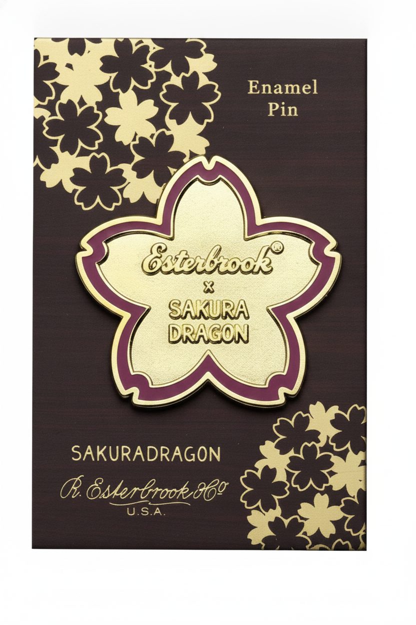 Esterbrook Sakura Street Flower Lapel Pin