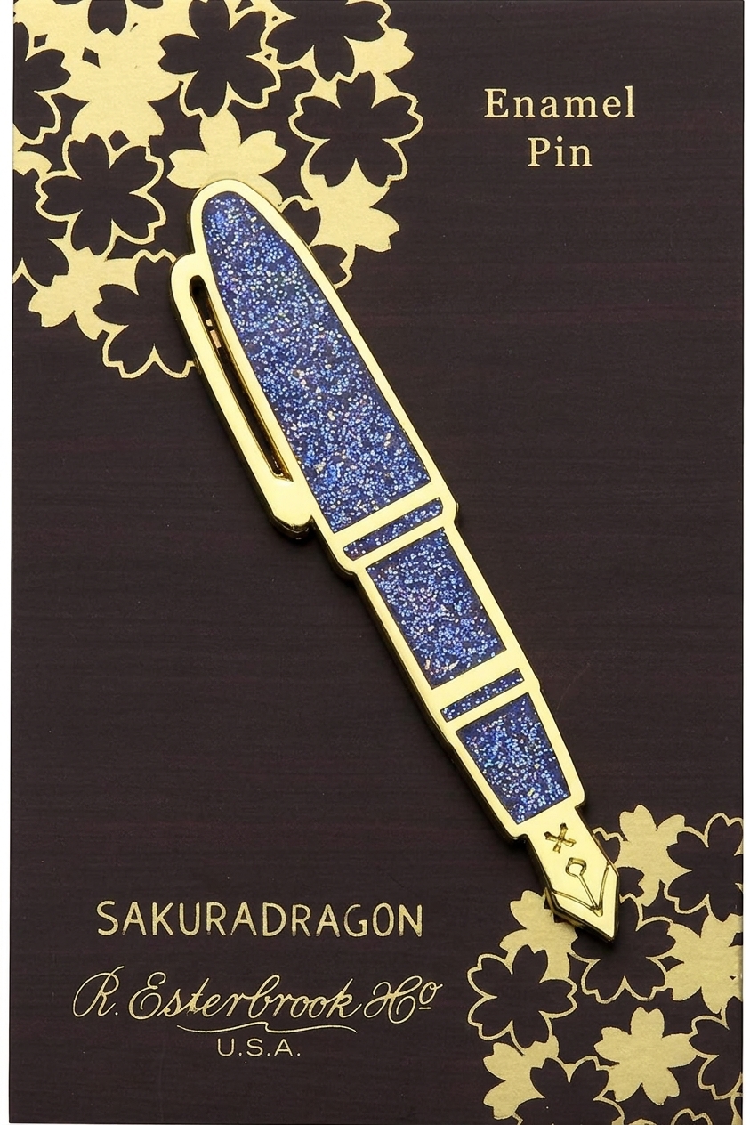 Esterbrook Sakura Street Pen Lapel Pin