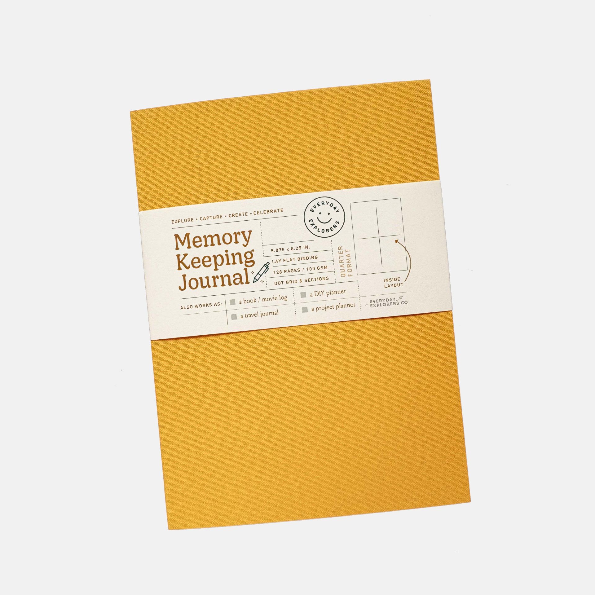 Everyday Explorers Co. A5 Memory Keeping Journal – Quarter