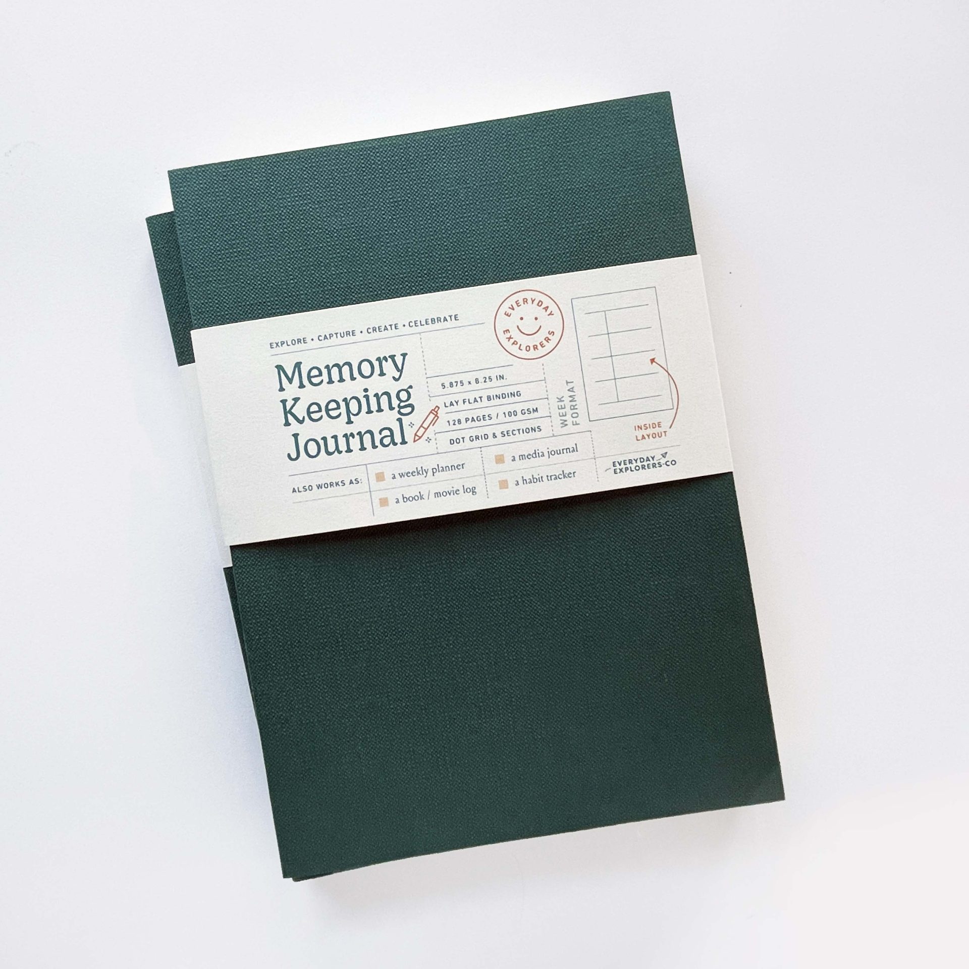 Everyday Explorers Co. A5 Memory Keeping Journal – Week