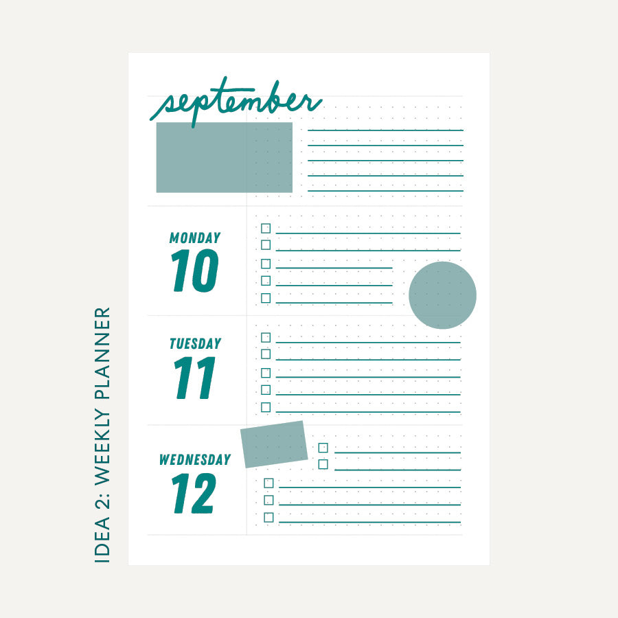 Everyday Explorers Co. A5 Memory Keeping Journal – Week — gallery