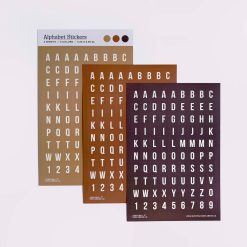 Everyday Explorers Co. Alphabet Sticker Sheets – Coffee & Cocoa