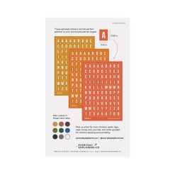 Everyday Explorers Co. Alphabet Sticker Sheets – Golden Hour — gallery