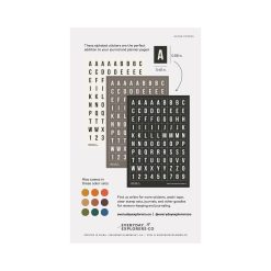 Everyday Explorers Co. Alphabet Sticker Sheets – Monochrome — gallery