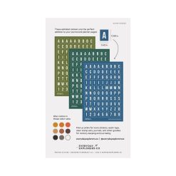 Everyday Explorers Co. Alphabet Sticker Sheets – Sea Breeze — gallery