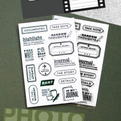 Everyday Explorers Co. Clear Stamp Set – Daily Details
