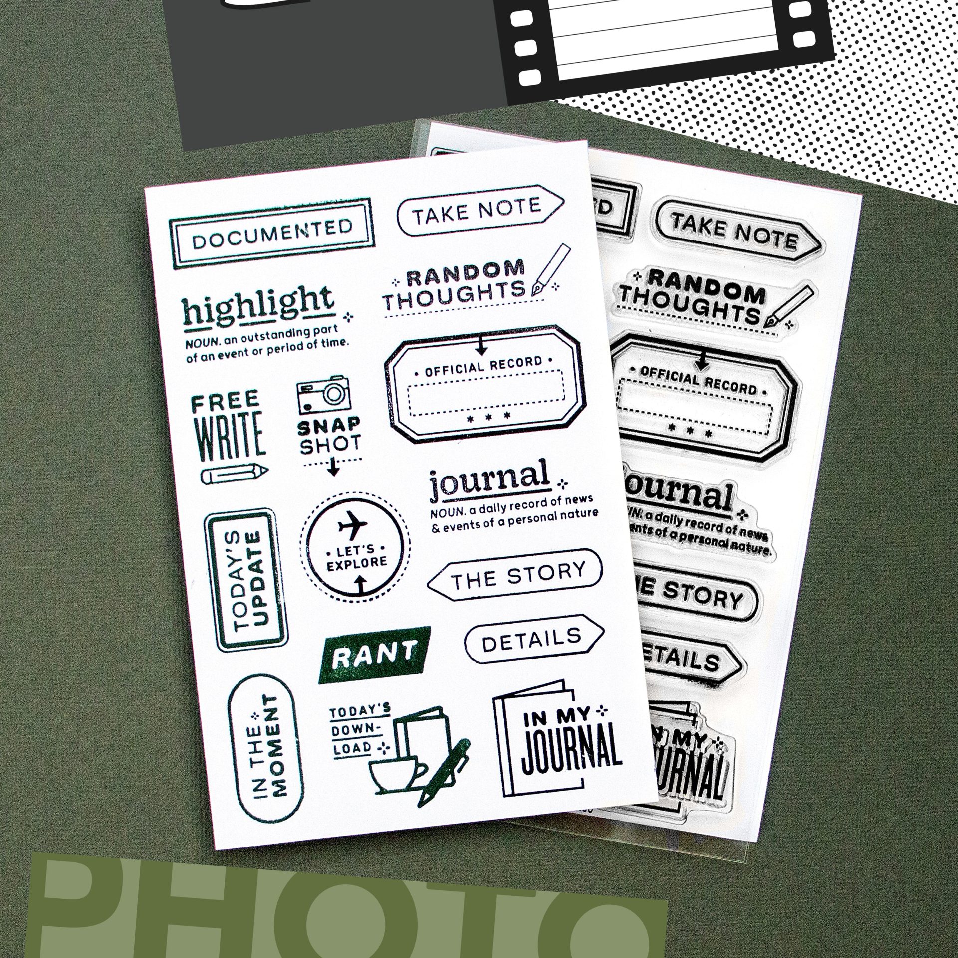 Everyday Explorers Co. Clear Stamp Set – Daily Details