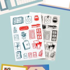 Everyday Explorers Co. Clear Stamp Set – Keepsakes by Marie Lama