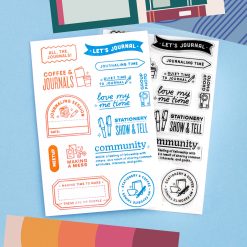 Everyday Explorers Co. Clear Stamp Set – Let’s Journal