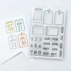 Everyday Explorers Co. Clear Stamp Set – Mini Calendar Tags — gallery