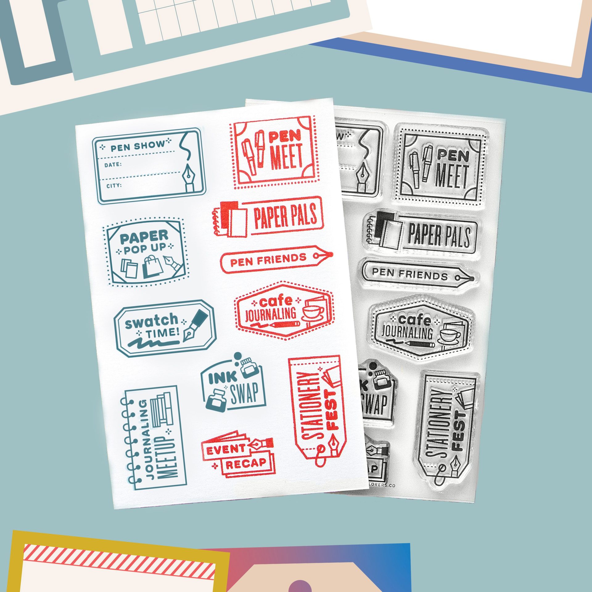 Everyday Explorers Co. Clear Stamp Set – Paper Passport