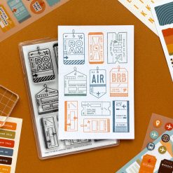 Everyday Explorers Co. Clear Stamp Set – Ticket to Ride