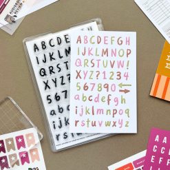 Everyday Explorers Co. Clear Stamp Set – Wonky Alphabet