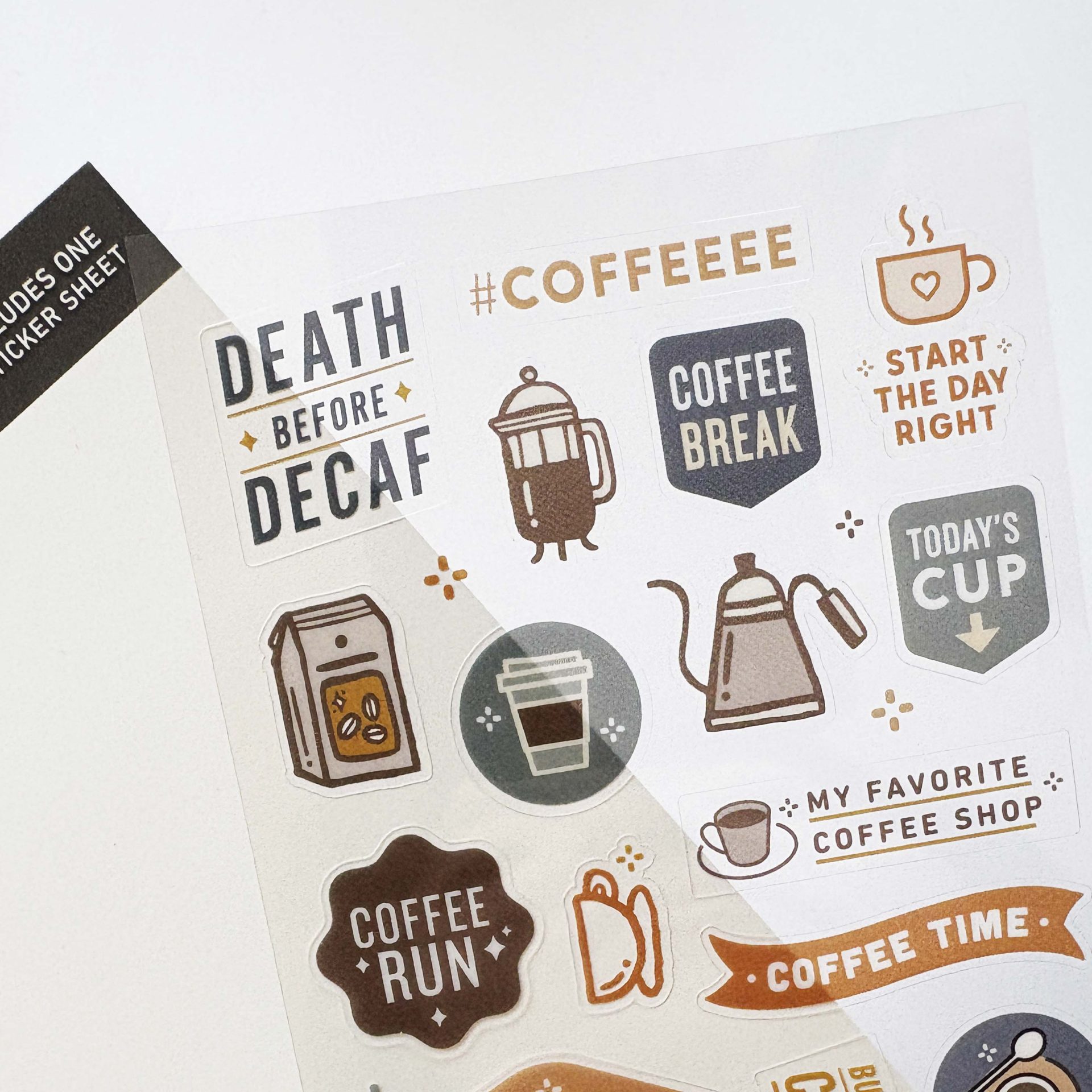 Everyday Explorers Co. Clear Sticker Sheet – Coffee — gallery