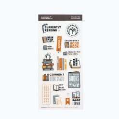 Everyday Explorers Co. Clear Sticker Sheet – Currently Reading