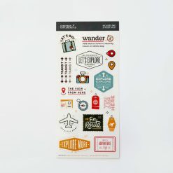 Everyday Explorers Co. Clear Sticker Sheet – Let’s Go