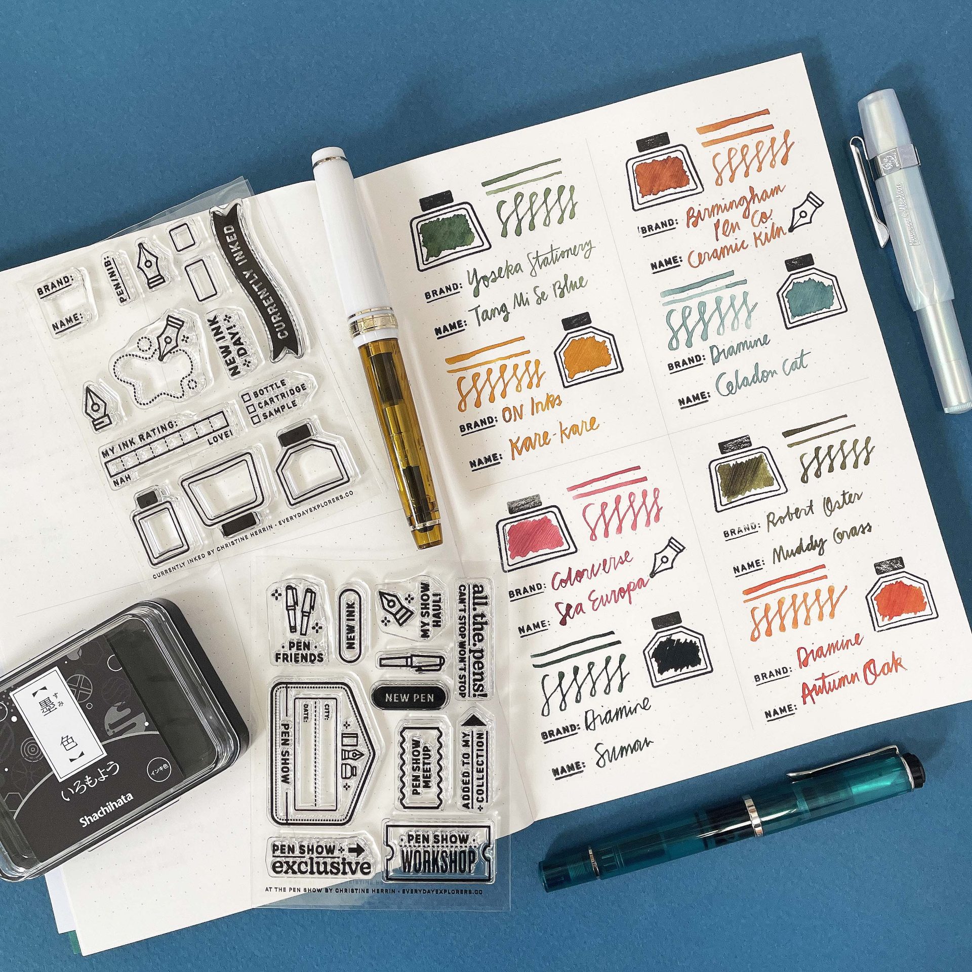 Everyday Explorers Co. Mini Stamp Set – Currently Inked — gallery