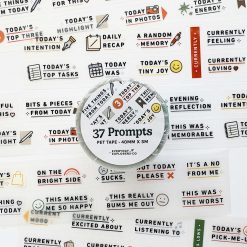 Everyday Explorers Co. PET Tape – 37 Prompts