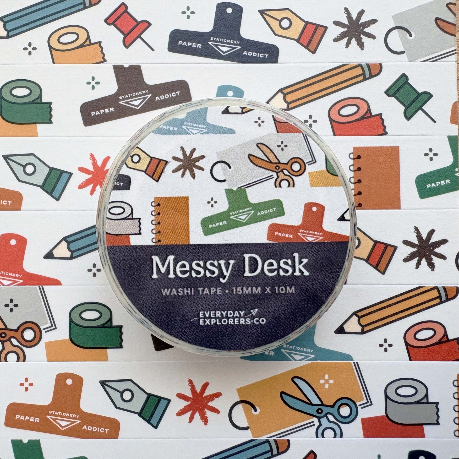 Everyday Explorers Co. Washi Tape – Messy Desk