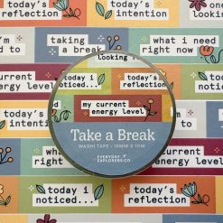 Everyday Explorers Co. Washi Tape – Take a Break
