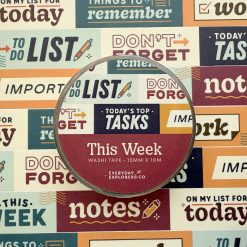 Everyday Explorers Co. Washi Tape – This Week