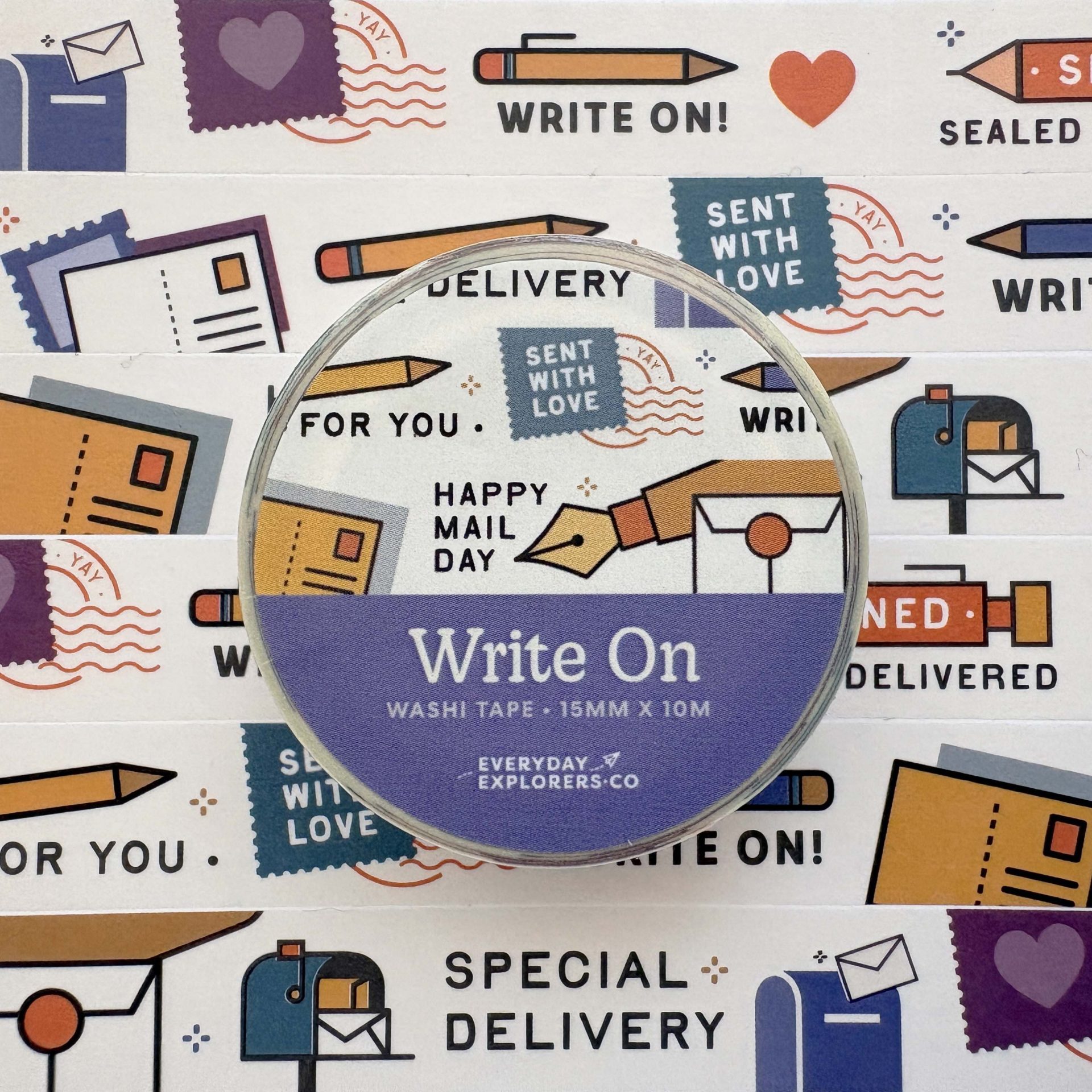 Everyday Explorers Co. Washi Tape – Write On