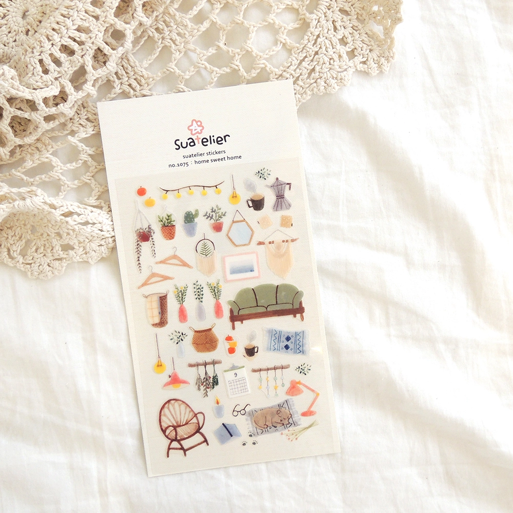 Suatelier Sticker Sheet - Home Sweet Home 1075
