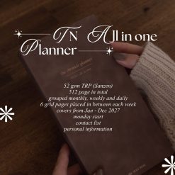 Faded Chronicle 2027 All-in-one Planner TN Standard Size