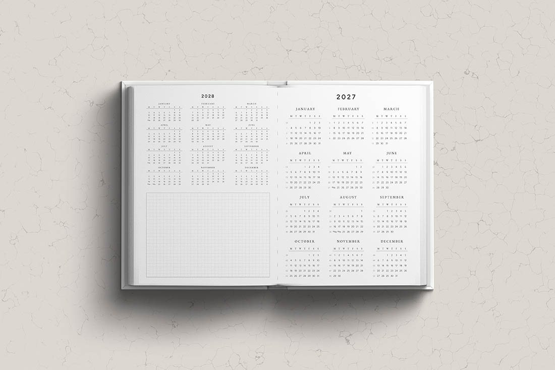 Faded Chronicle 2027 A5 Planner Full Year - Image 4