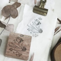 Black Milk Project Pages of Me Rubber Stamp - Floating Stories