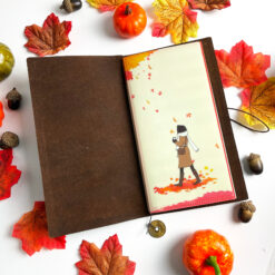 5th Anniversary Miso Paper File Folder - A Tiny Autumn (Regular TN Size)