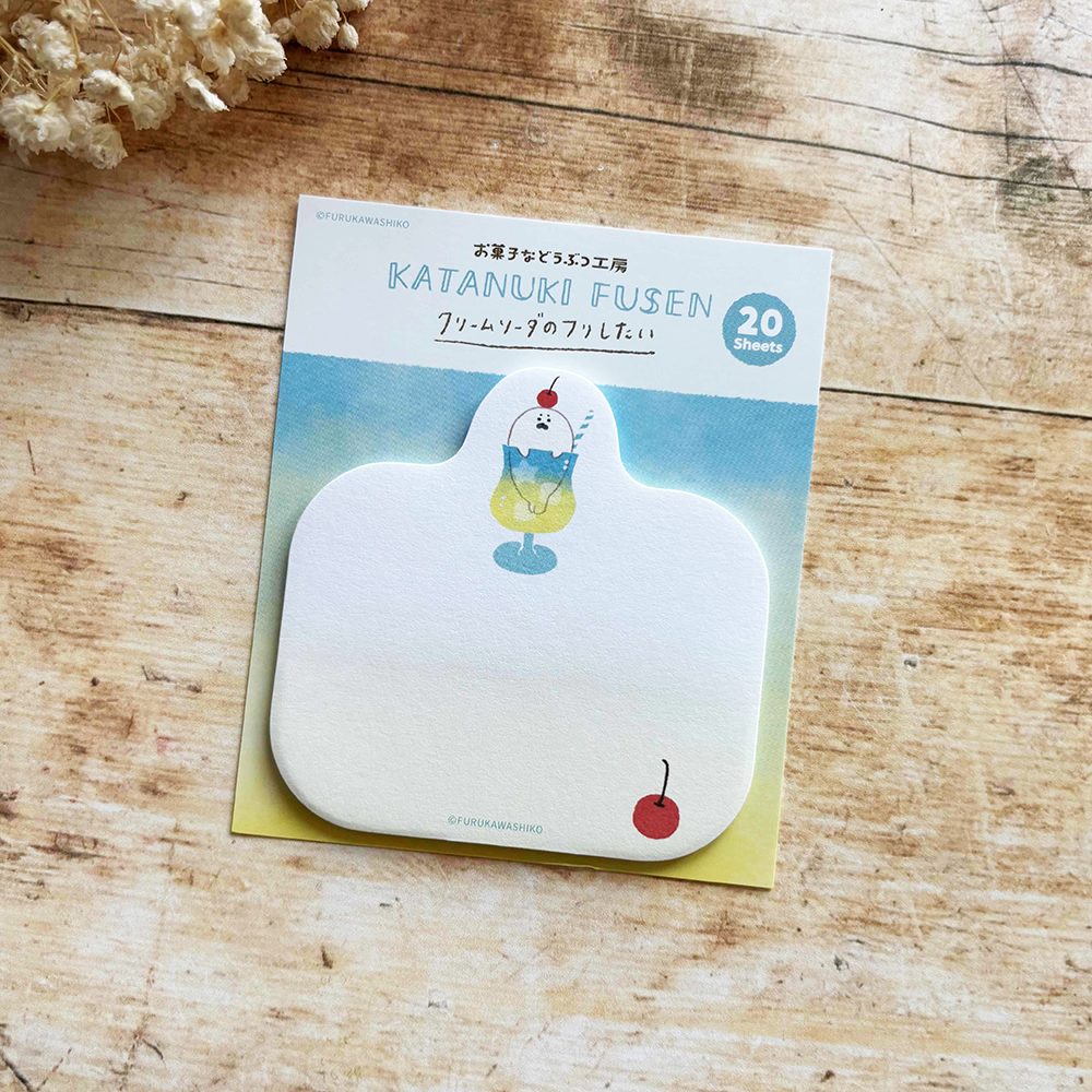 Furukawa Paper Die-Cut Sticky Notes – Soda Seal — gallery