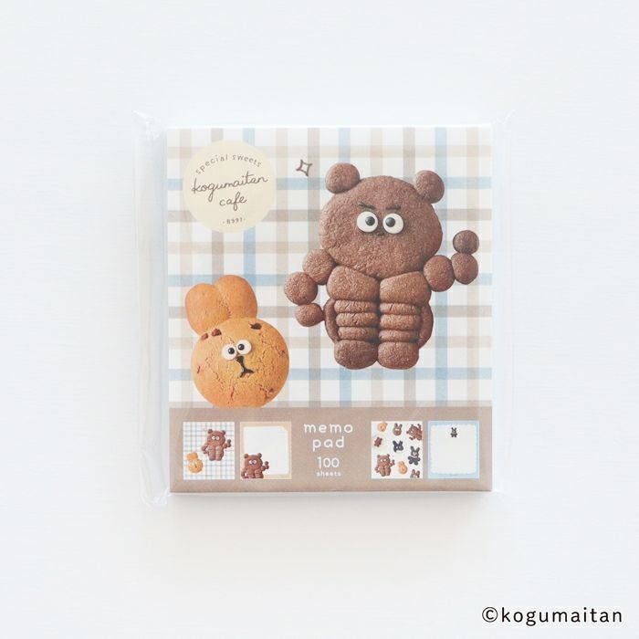 Furukawa Paper Kogumaitan Café Memo Pad - Kumasuru
