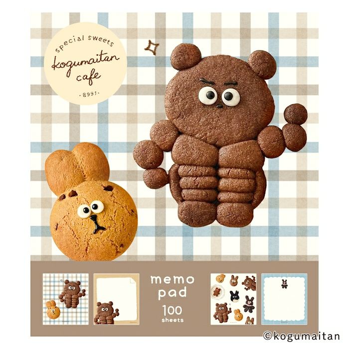 Furukawa Paper Kogumaitan Café Memo Pad - Kumasuru