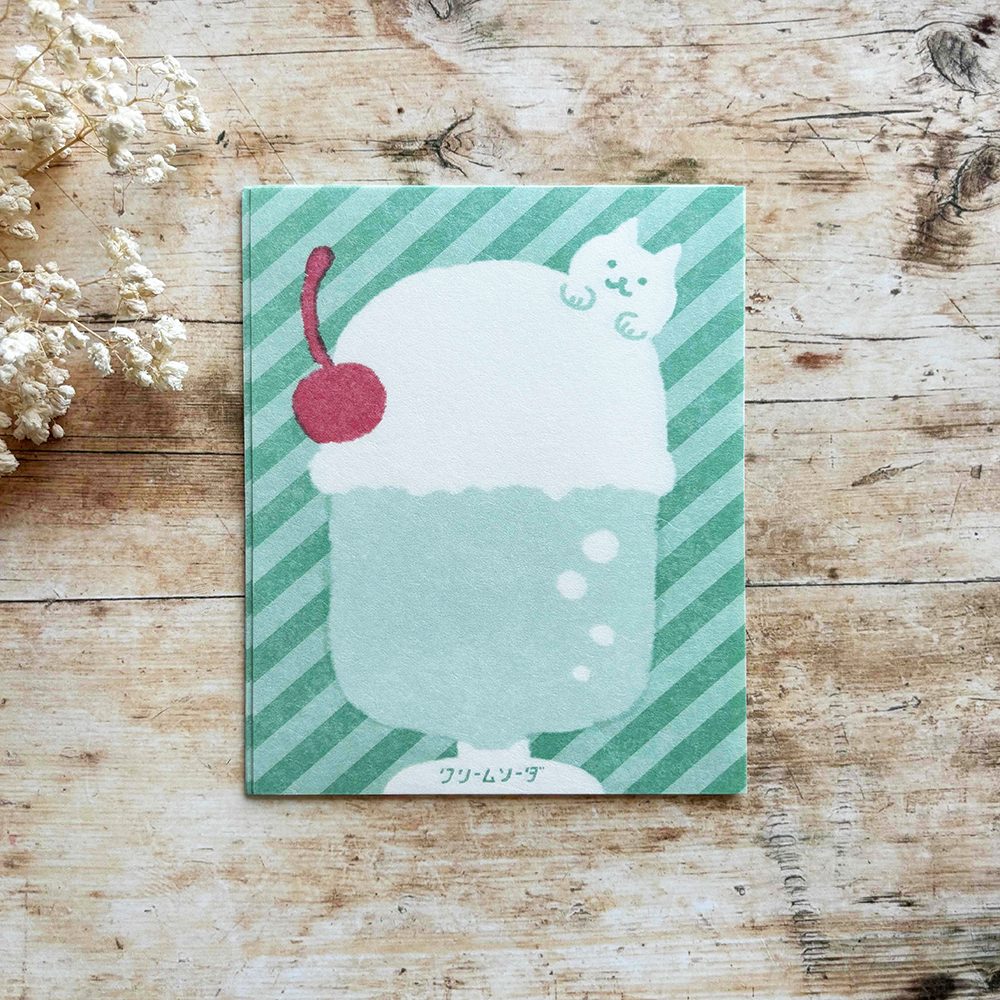Furukawa Paper Nagomi Washi Letter Set – Cats and Ice Cream