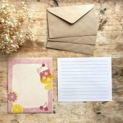 Furukawa Paper Nagomi Washi Letter Set – Soda Cat — gallery