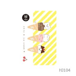Furukawa Paper Risograph Postcard – Ice Cream and Cat — gallery