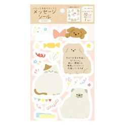 Furukawa Paper Message Stickers - Animal