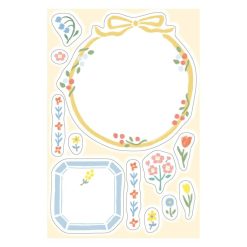 Furukawa Paper Message Stickers - Brooch