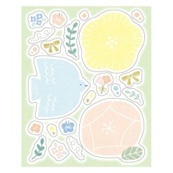 Furukawa Paper Message Stickers - Flower