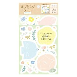 Furukawa Paper Message Stickers - Flower