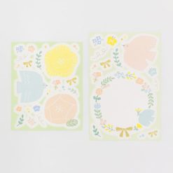 Furukawa Paper Message Stickers - Flower