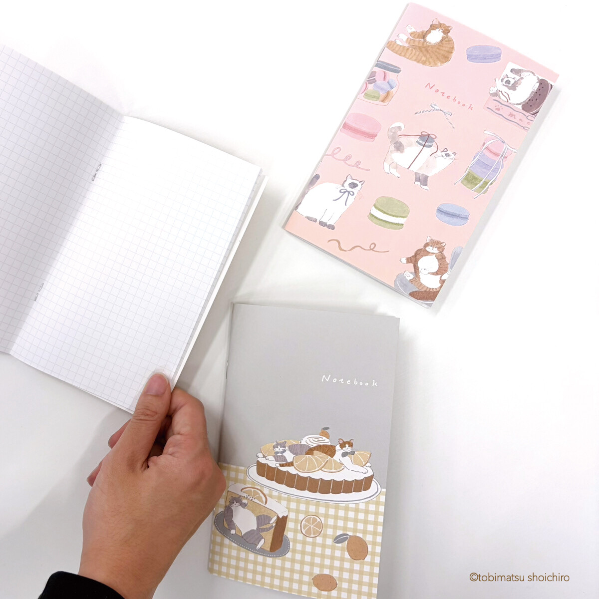 Furukawa Paper Tobimatsu Shoichiro Notebook - Strawberry Sweets - Image 3