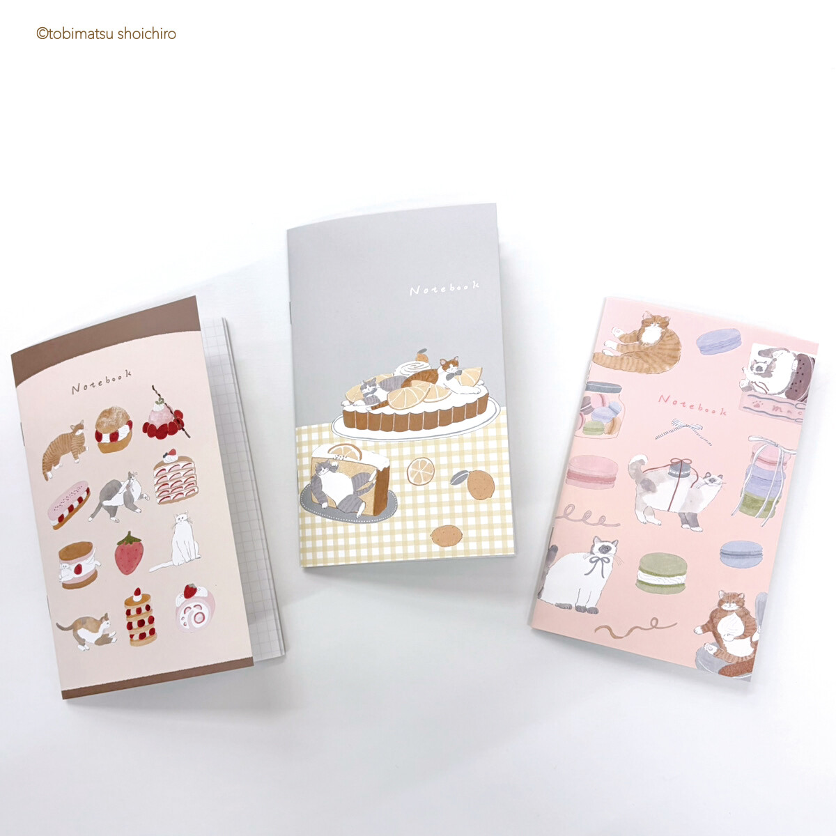 Furukawa Paper Tobimatsu Shoichiro Notebook - Strawberry Sweets - Image 2