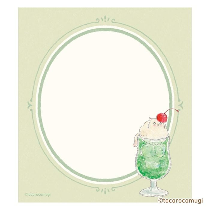 Furukawa Paper Tocorocomugi Memo Pad - Café