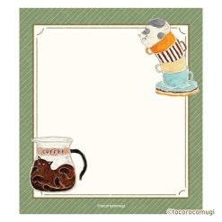 Furukawa Paper Tocorocomugi Memo Pad - Café